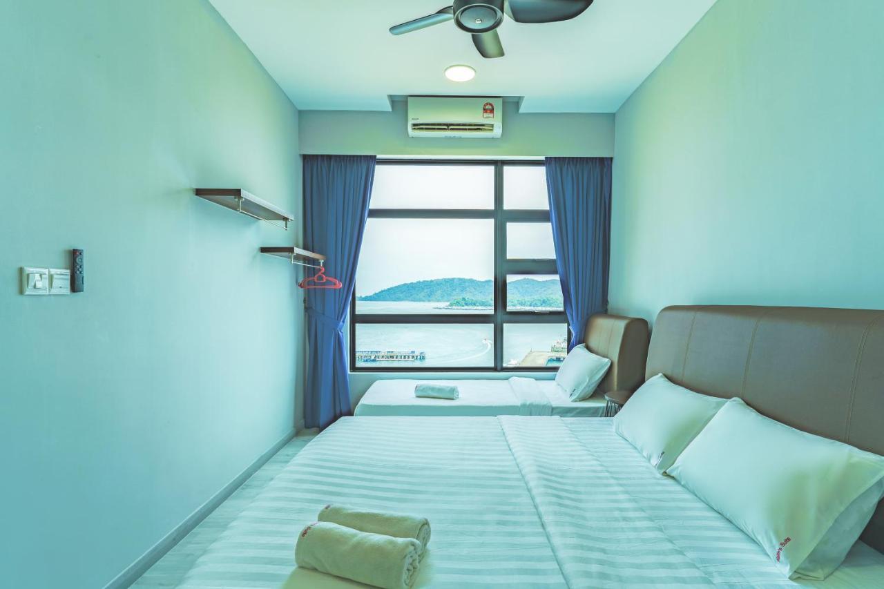Full Seaview 2R1B Condo For 6Pax In Кота-Кинабалу Экстерьер фото